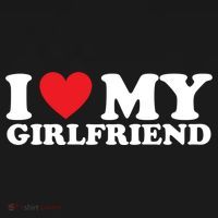 I Love My Girlfriend I Heart My Girlfriend Gift Backpack thumb 2