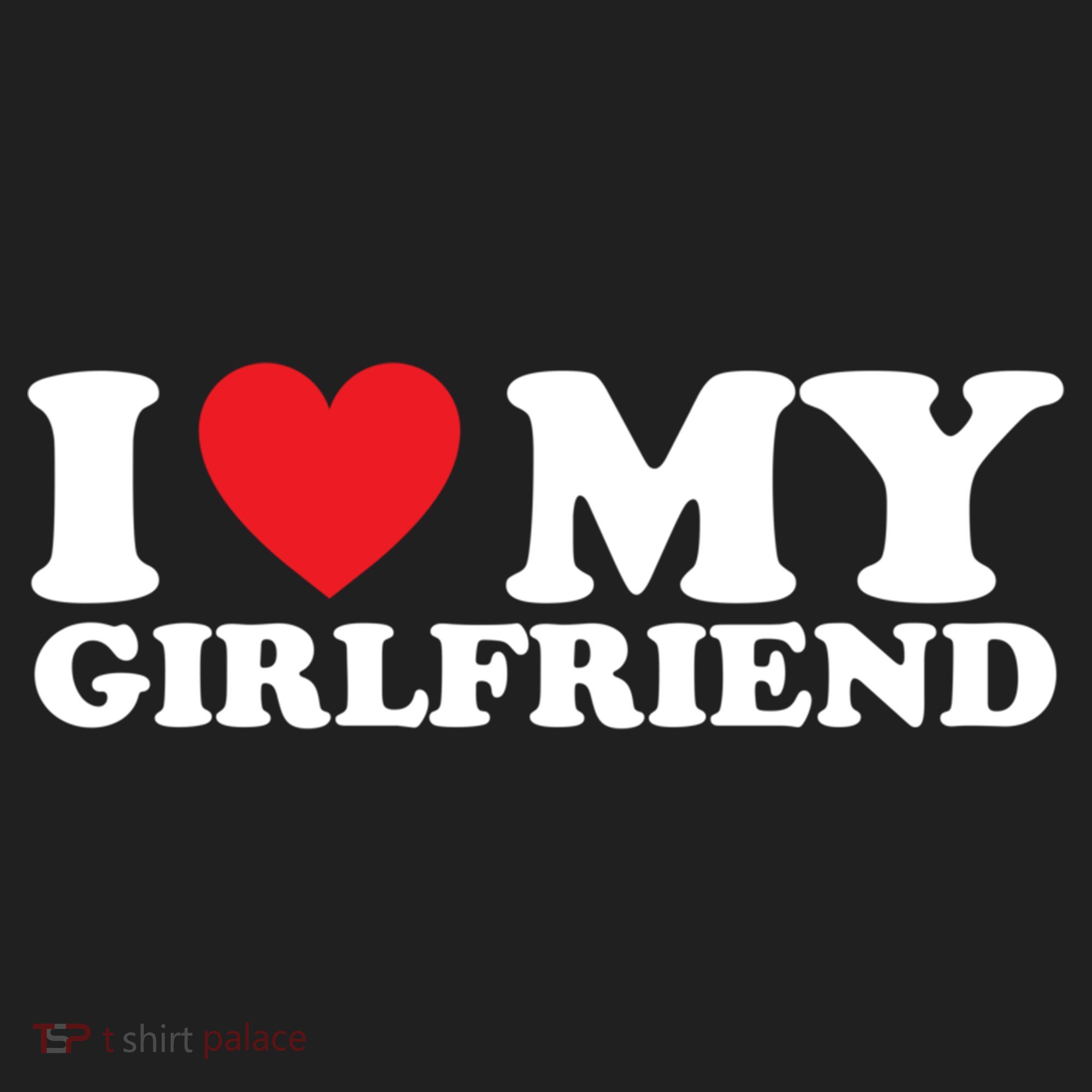 I Love My Girlfriend I Heart My Girlfriend Gift Beanie