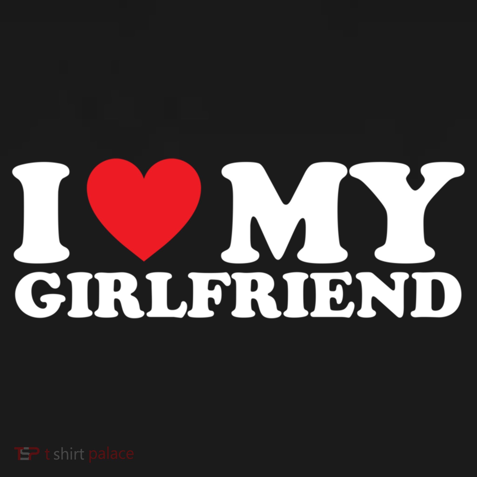 I Love My Girlfriend I Heart My Girlfriend Gift Women's Hoodie