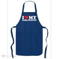I Love My Girlfriend I Heart My Girlfriend Gift Apron thumb 0
