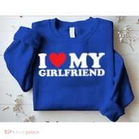 I Love My Girlfriend I Heart My Girlfriend Gift Sweatshirt thumb 2
