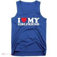 I Love My Girlfriend I Heart My Girlfriend Gift Tank Top thumb 0