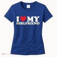 I Love My Girlfriend I Heart My Girlfriend Gift Women's T-Shirt thumb 0