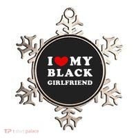I Love My Black Girlfriend Ornament thumb 0