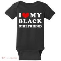 I Love My Black Girlfriend Baby Bodysuit thumb 0