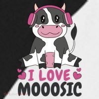 I Love Music Cow Sport-Tek Competitor United Soccer Jersey thumb 4