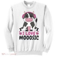 I Love Music Cow Sweatshirt thumb 0