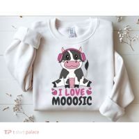 I Love Music Cow Sweatshirt thumb 2