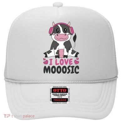 I Love Music Cow Hat