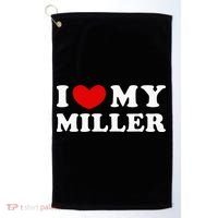 I Love My Miller Golf Towel thumb 0