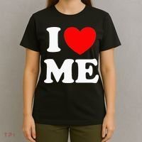 I Love Me I Red Heart Me I Love Me Myself And I Funny T-Shirt thumb 4