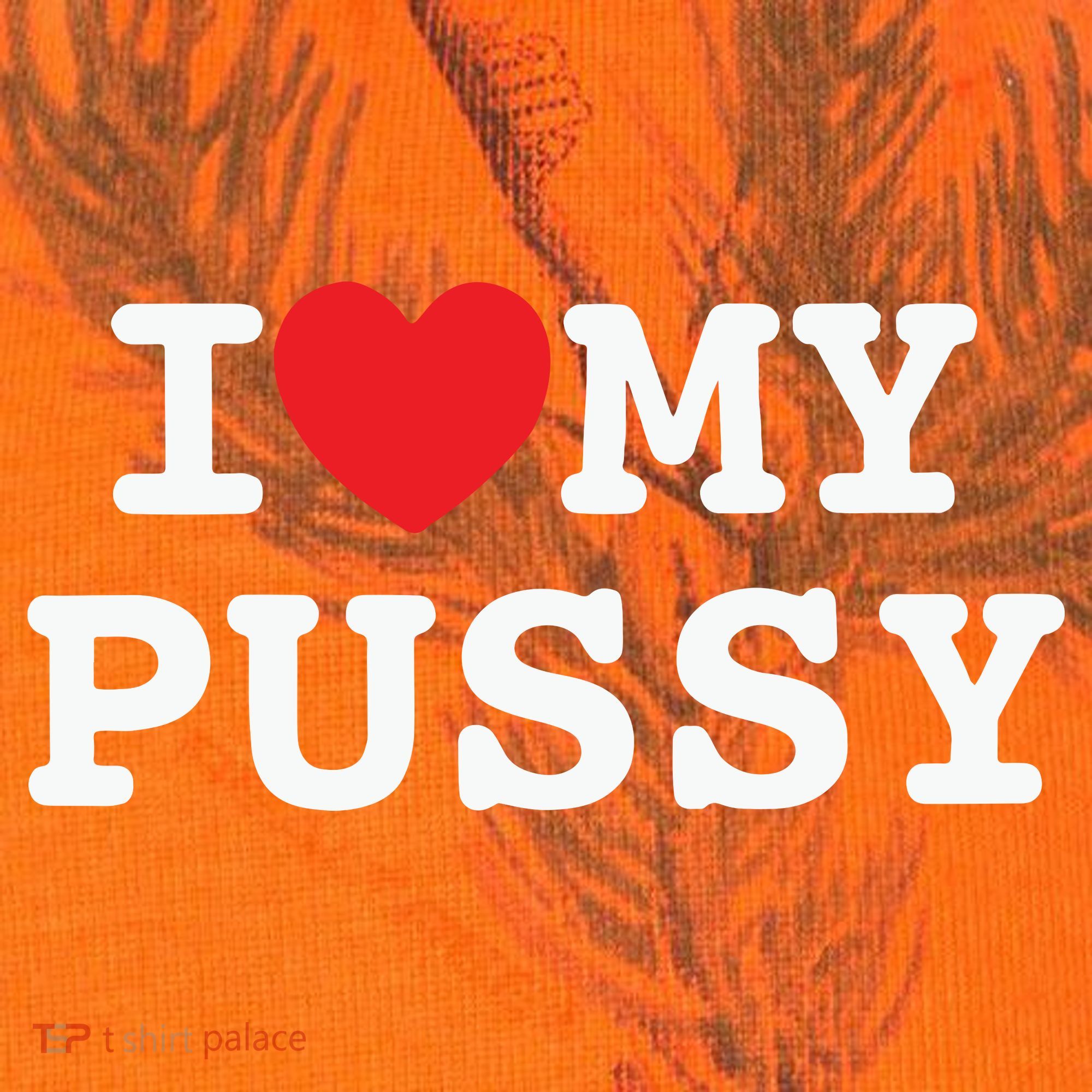 I Love My Pussy Kati Licensed 12" Camo Cuffed Beanie