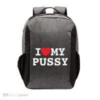 I Love My Pussy Vector Backpack thumb 0