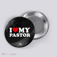 I Love My Pastor Button thumb 0