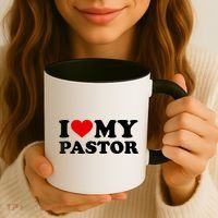 I Love My Pastor Coffee Mug thumb 3
