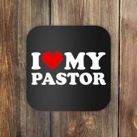 I Love My Pastor Coaster thumb 0