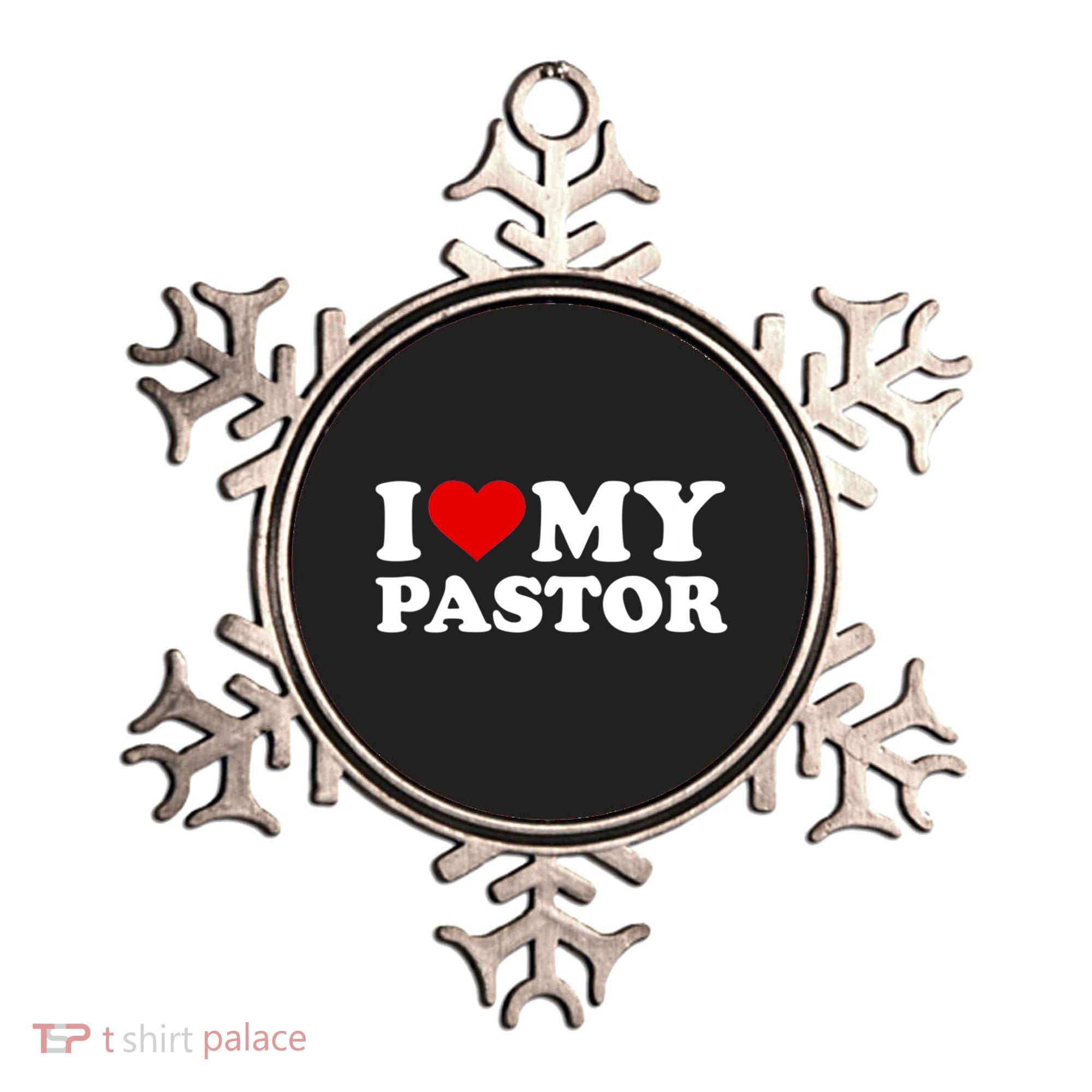 I Love My Pastor Ornament