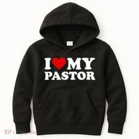 I Love My Pastor Kids Hoodie thumb 0