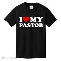 I Love My Pastor Kids T-Shirt thumb 0