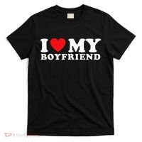 I Love My Boyfriend I Heart My Boyfriend BF T-Shirt thumb 0