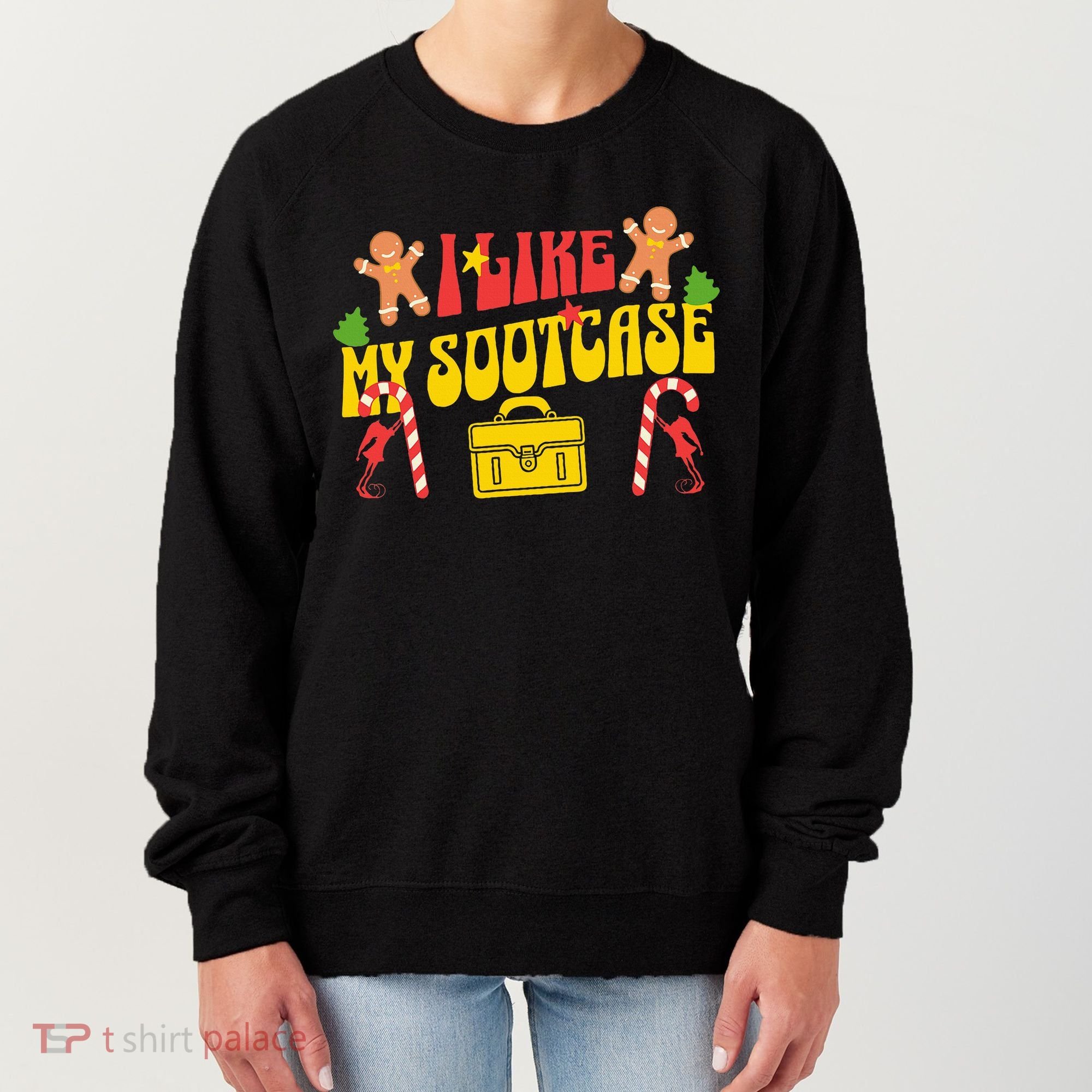 I Like My Suitcase Funny Sootcase Viral Meme Women's Sweatshirt