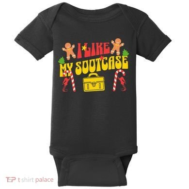 I Like My Suitcase Funny Sootcase Viral Meme Baby Bodysuit