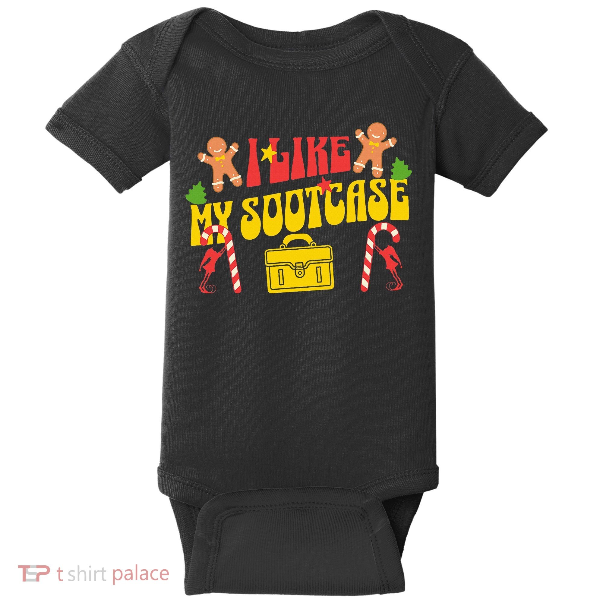 I Like My Suitcase Funny Sootcase Viral Meme Baby Bodysuit