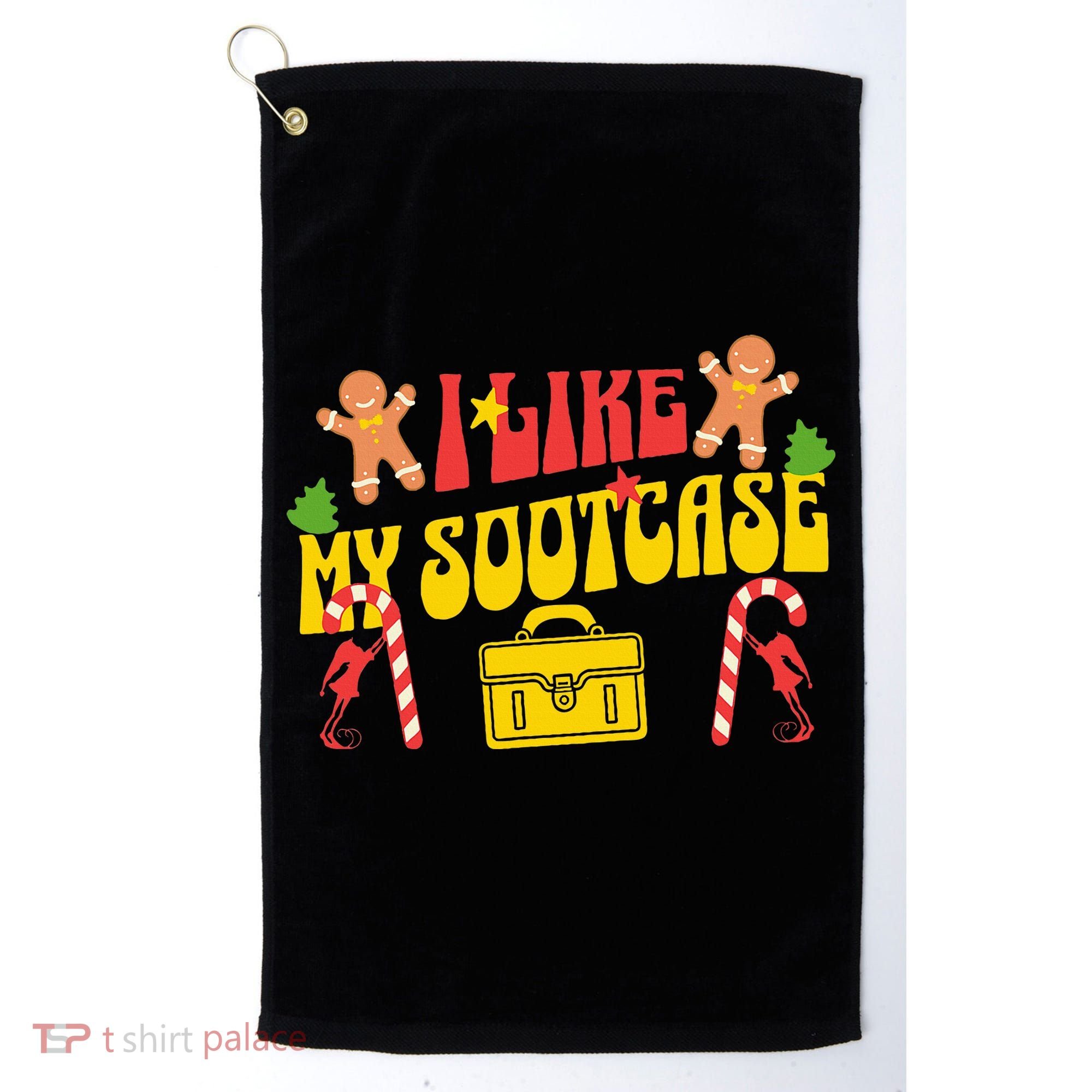 I Like My Suitcase Funny Sootcase Viral Meme Golf Towel