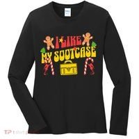 I Like My Suitcase Funny Sootcase Viral Meme Women's Long Sleeve Shirt thumb 0