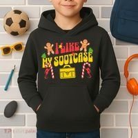 I Like My Suitcase Funny Sootcase Viral Meme Kids Hoodie thumb 2