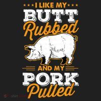 I Like My Butt Rubbed And My Pork Pulled Pig Meat July 4th Hat thumb 2