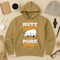 I Like My Butt Rubbed And My Pork Pulled Pig Meat July 4th Hoodie thumb 3