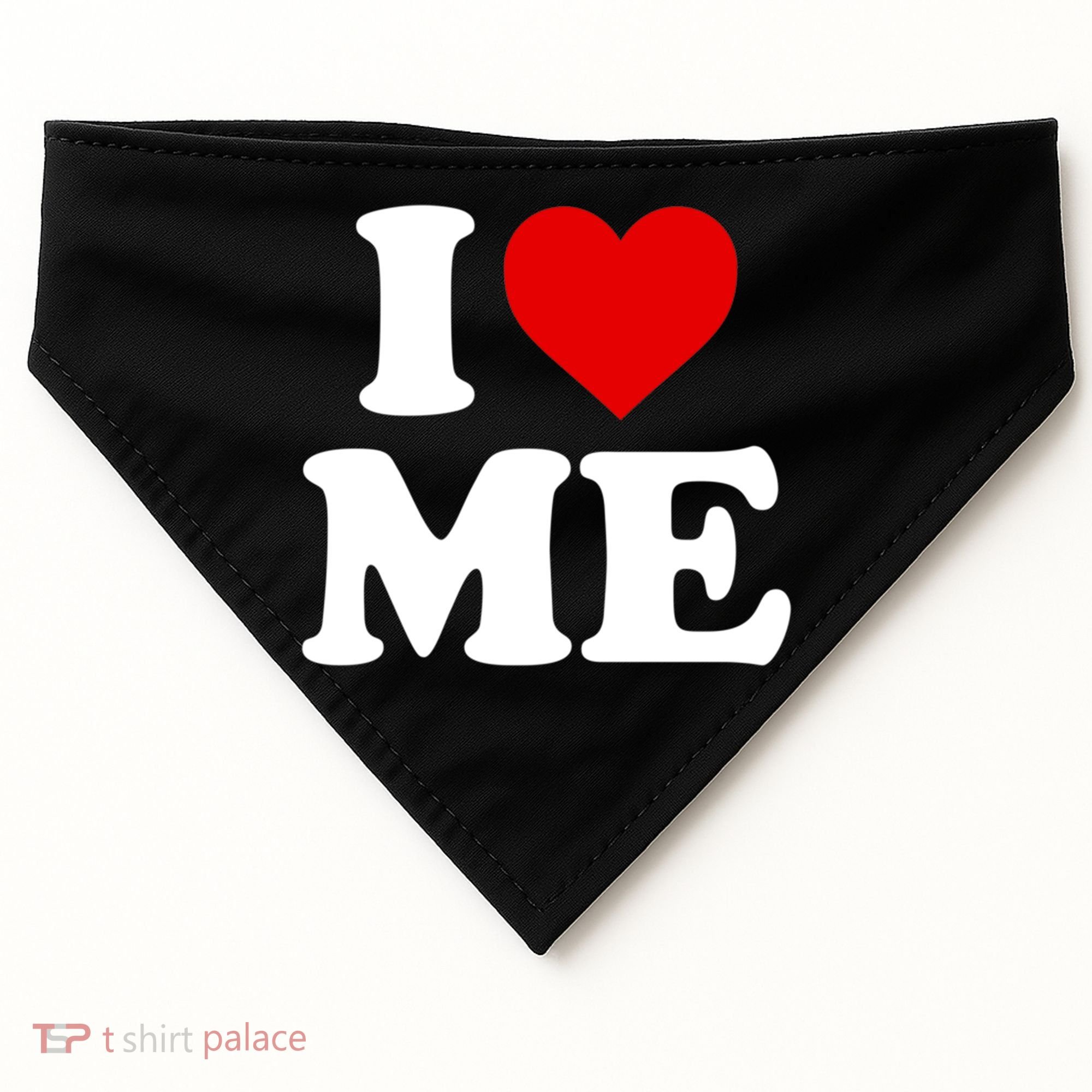 I Love Me Heart Maine Gift USA-Made Doggie Bandana