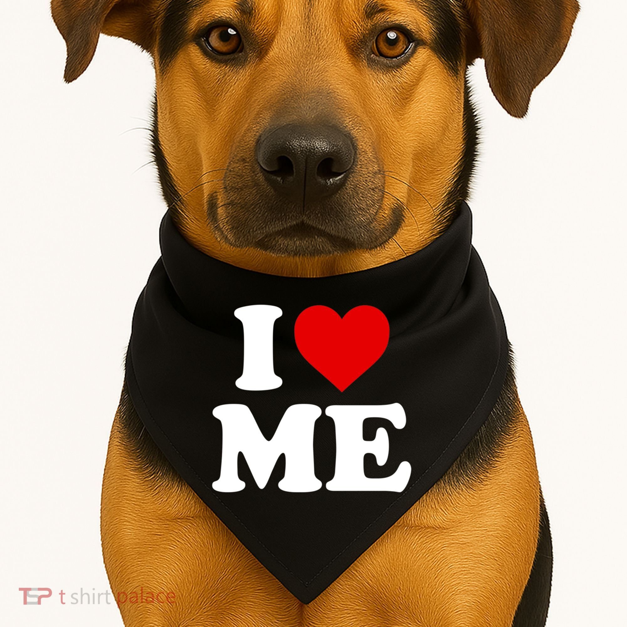 I Love Me Heart Maine Gift USA-Made Doggie Bandana