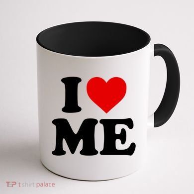 I Love Me Heart Maine Gift Coffee Mug back
