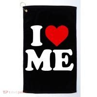 I Love Me Heart Maine Gift Golf Towel thumb 0