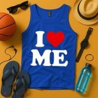 I Love Me Heart Maine Gift Tank Top thumb 4