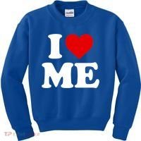 I Love Me Heart Maine Gift Kids Sweatshirt thumb 0