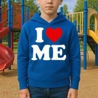 I Love Me Heart Maine Gift Kids Hoodie thumb 2