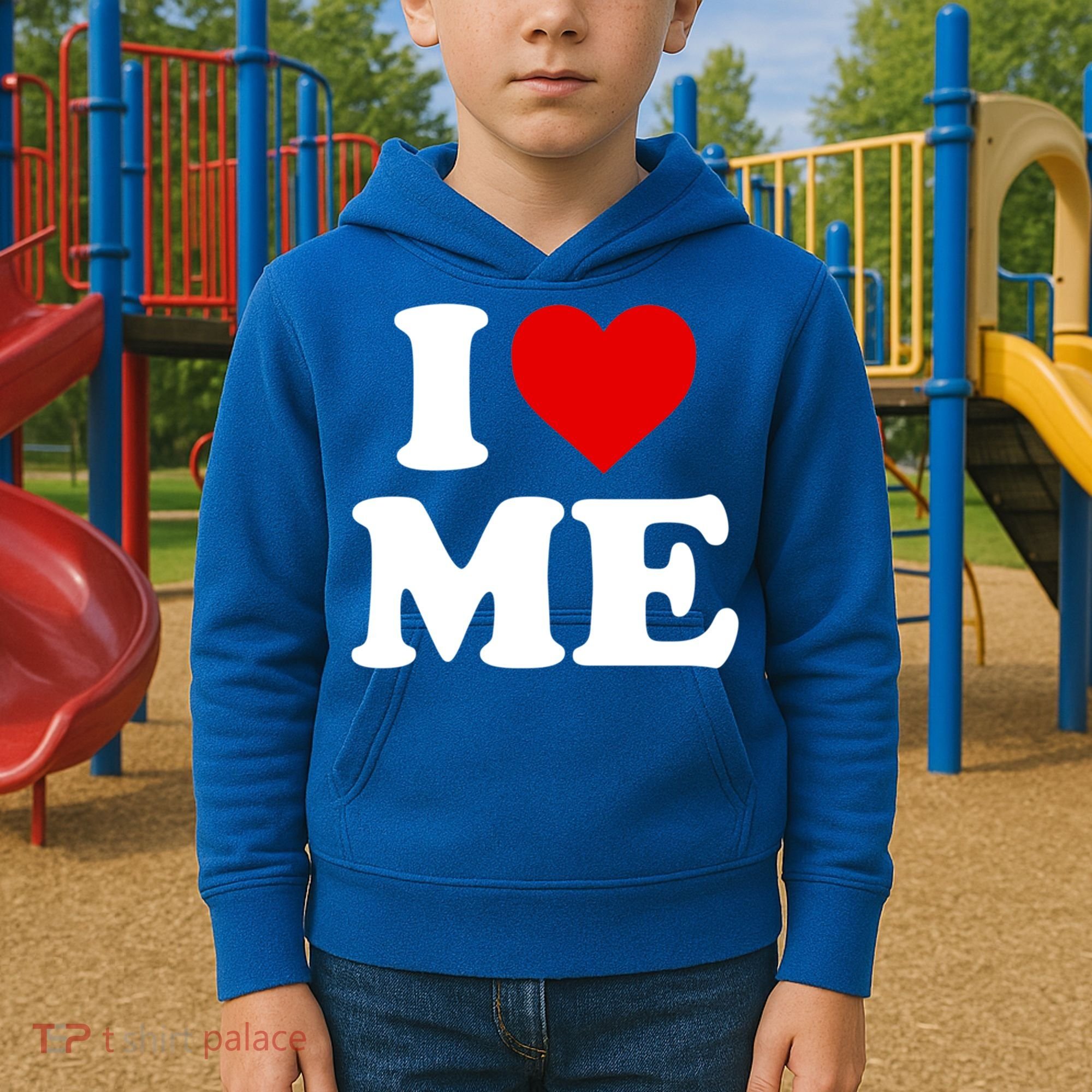 I Love Me Heart Maine Gift Kids Hoodie