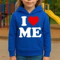 I Love Me Heart Maine Gift Kids Hoodie thumb 3