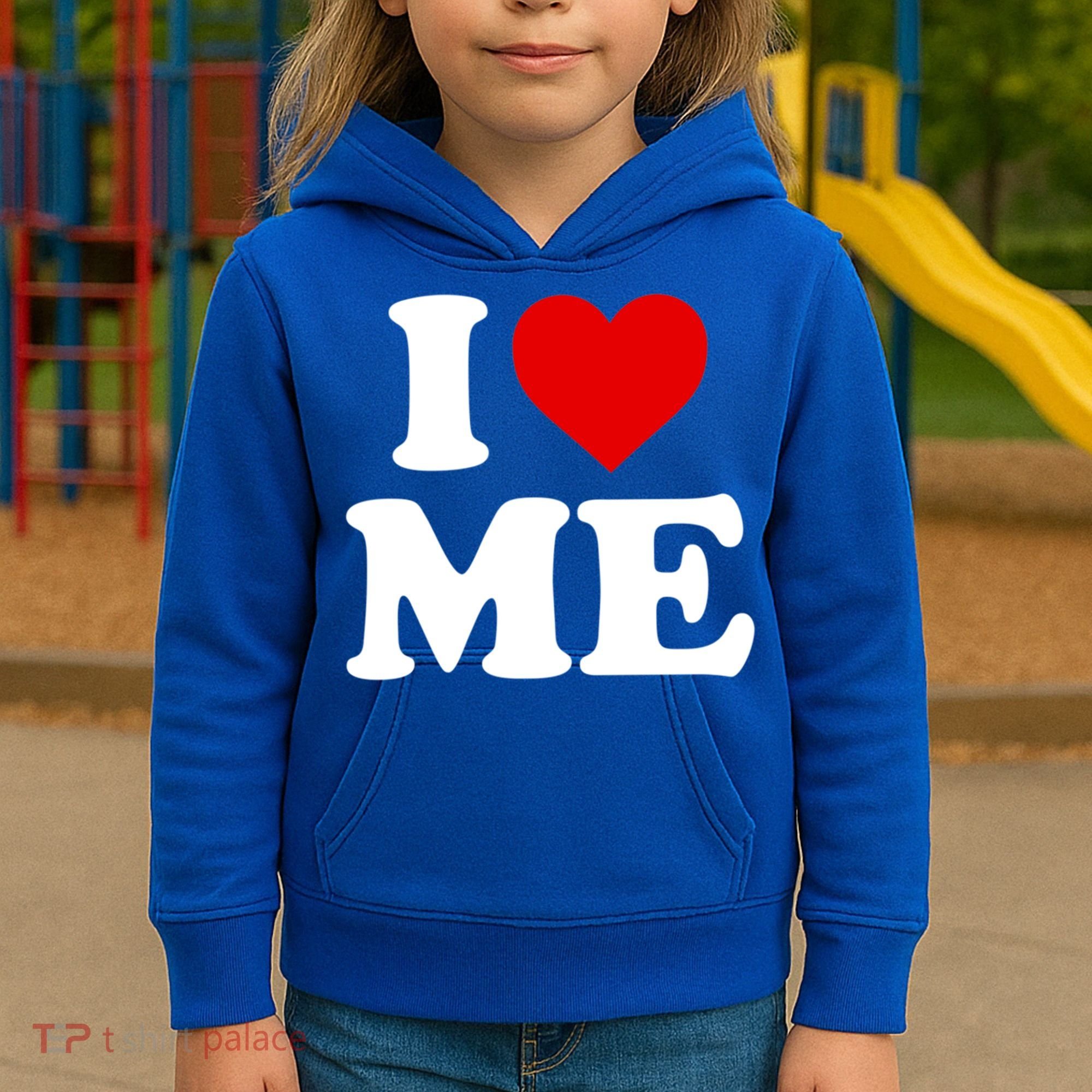 I Love Me Heart Maine Gift Kids Hoodie