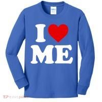 I Love Me Heart Maine Gift Kids Long Sleeve Shirt thumb 0