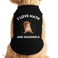 I Love Math And Squirrels Squirrel Lover Algebra Teacher Doggie Tank thumb 0