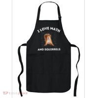 I Love Math And Squirrels Squirrel Lover Algebra Teacher Apron thumb 0