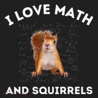 I Love Math And Squirrels Squirrel Lover Algebra Teacher Beanie thumb 2