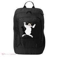 I Love My Fat Cat Funny Cat Lover City Backpack thumb 0