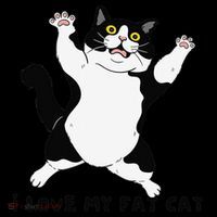 I Love My Fat Cat Funny Cat Lover Coffee Mug thumb 5