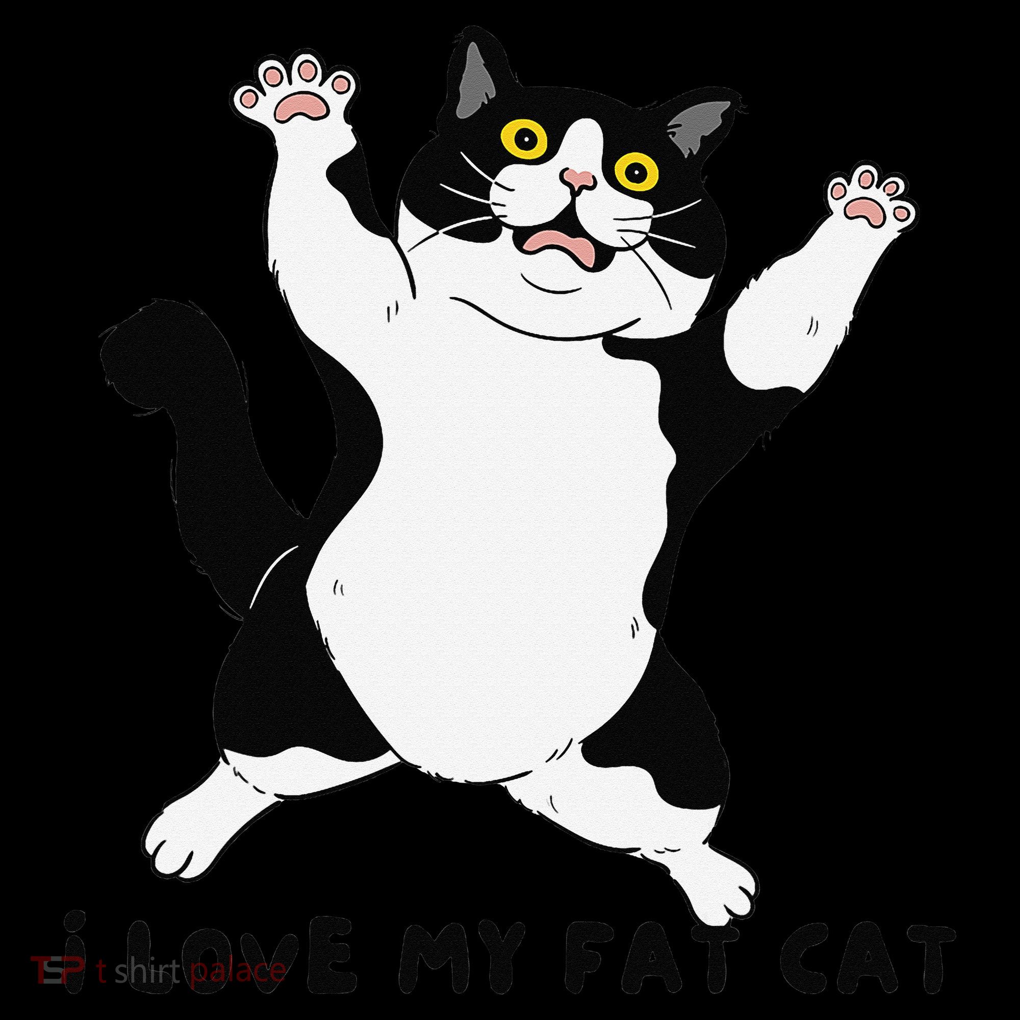 I Love My Fat Cat Funny Cat Lover Coffee Mug