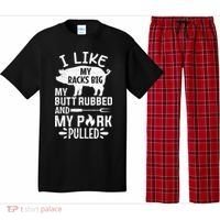 I Like My Racks Big My Butt Rubbed and Pork Pulled BBQ Chef Pajama Set thumb 0